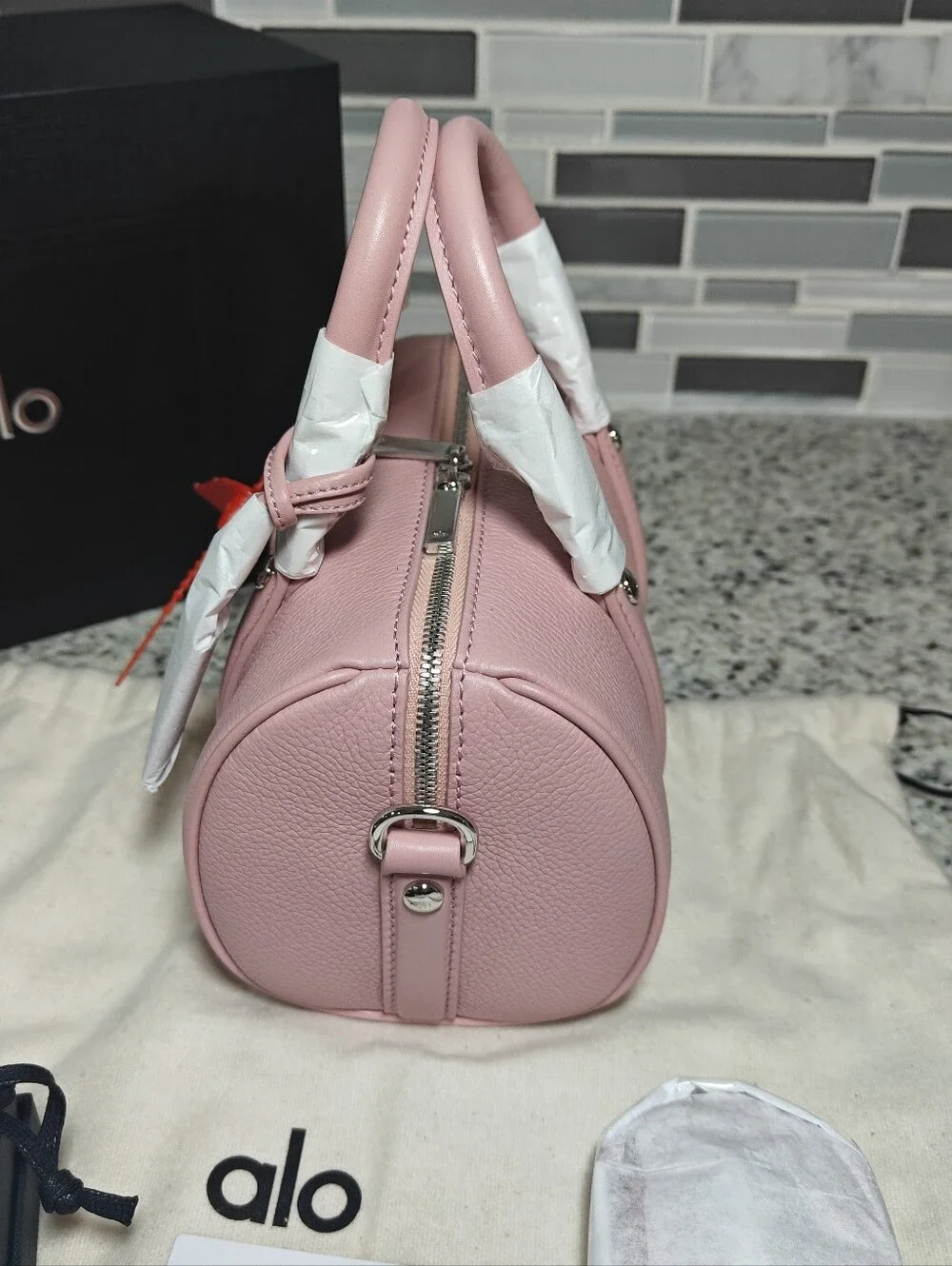 ALO Mini Voyage - Vintage Pink Leather